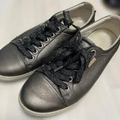 ECCO エコー スニーカー メタリックグレー37のサムネイル