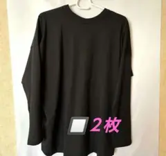 UNIQLO　WOMAN　スムースコットンリラックスT　◼️L✖️２枚
