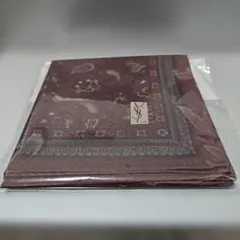 イヴ・サンローラン ペイズリー柄 ハンカチ