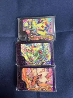 フレンダピック　ピカチュウ　カミツオロチ　ウィンディ　3枚セット