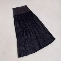 新品　Ray Beams RBS フェイクレザー　プリーツスカート　エコレザー