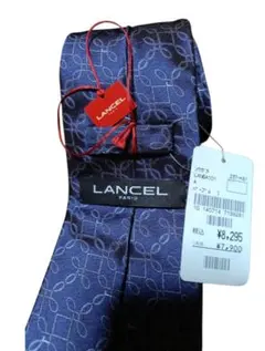 極美品】 LANCEL PARIS 高級シルク ネクタイ パープル 総柄 - メルカリ
