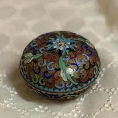 七宝焼 小物入れ ヴィンテージ インテリア クロワゾネ アクセサリー ピルケース