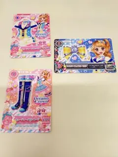 アイカツ Dreamy Crown ゲームカード 3枚セット