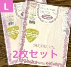 ⭐️新品⭐️ キャロン高級インナー　ミッシェルアン　７分長　L２枚セットのサムネイル