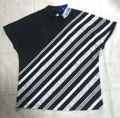 ルコックゴルフ モックネック 黒×白