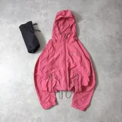 mont-bell シェルジャケット ピンク 短丈 ドローコード テック y2k