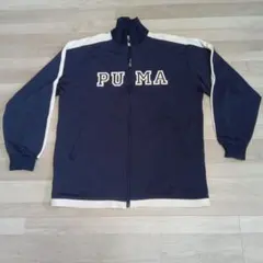 PUMA ネイビー ジップアップジャケット　160