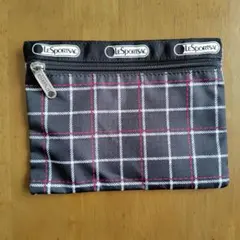 レスポートサック　LeSportsac 　チェック柄ポーチ