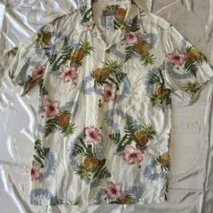 【美品】Kaluluwa アロハシャツ パイナップル柄