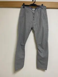 【un dix cors】ウールパンツ　グレーのサムネイル