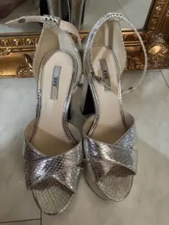 R&E/15cmヒール/サンダル