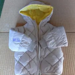 中綿ダウンコート 100cm フード付き