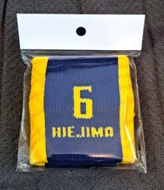 【新品】比江島選手　ネイビー　選手リストバンド(ロゴ) 2025-2026