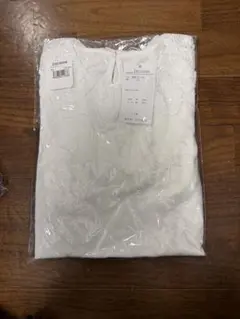 ホワイト 長袖 シャツ レース付き