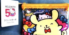 新品未使用ポムポムプリン50周年anniversary フラットビニールポーチ