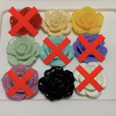 【即購入可】デコパーツ　バラ