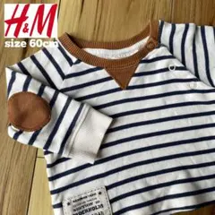 ベビー H&M ボーダーデザイン長袖Tシャツ