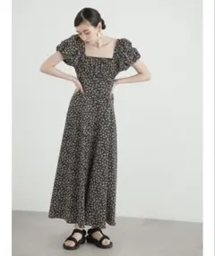 JILL STUART スモールフラワープリントワンピース　4