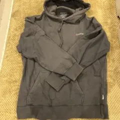 Converse グレー フード付きパーカー Lサイズ