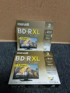 446☆maxell マクセル ブルーレイ ディスクBD-R XL 100GB