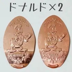 東京ディズニーリゾート　スーベニアメダル　ドナルド×2