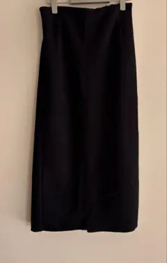 黒 タイトスカート ゴムウエスト