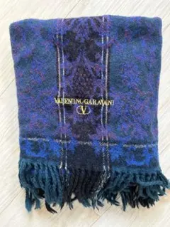 VALENTINO GARAVANI チェック柄マフラー