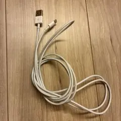 iPhone Lightningケーブル USB-A 2M ホワイト　中古