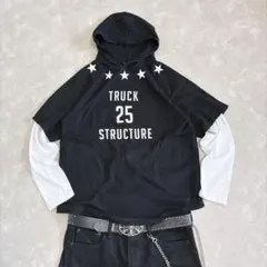 00s【archive】pullover layered foodie/Y2K◎
