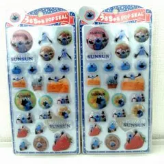 パペットスンスン　うるちゅるポップシール ２点セット　正規品　新品未開封