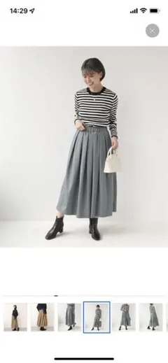 B.C STOCK ソフトタッチタフタスカート