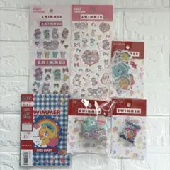 SWIMMER シール　ステッカー　グッズセット　スイマー　Seria