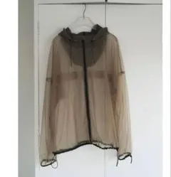 anuke アンヌーク Tulle Zip Blouzon ベージュ 美品 - メルカリ