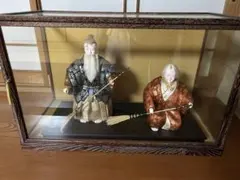 純金高砂 高砂人形 雄山作 共白髪 結納 還暦 木目込人形 錦勝工芸 尉姥