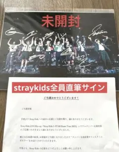 スキズ straykids ALL IN 直筆サイン入り ポスター 公式 正規品 straykids スキズ 直筆サイン サイン入り ポスター StrayKids