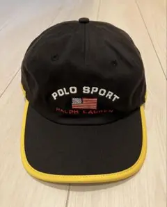美品 レア 90s polosport ポロスポーツ キャップ cap 6パネル