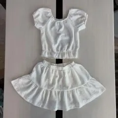 H&M ホワイト セットアップ