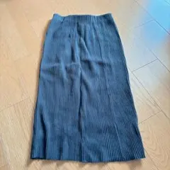 アダムエロペ adametrope リブタイトスカート 濃紺 ネイビー