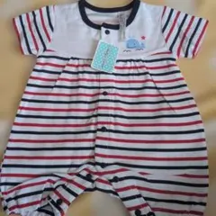 新品.未使用 ベビーロンパース 50-60cm