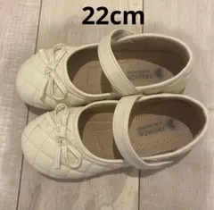 女の子 フォーマル靴 22cm ホワイト 白 七五三 結婚式 入園式 入学式
