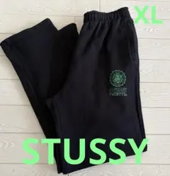 STUSSY／スウェットパンツ ブラック TWENTY３RDロゴ XL