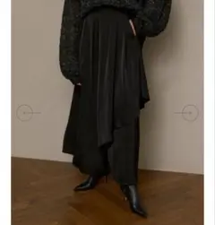 mieli invariant アシンメトリー フレア ワイドパンツ