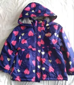 CCLTEAM スキーウェア女の子 ハート　ネイビー　グレー　120
