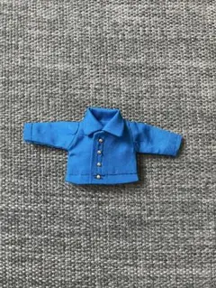 オビツ11 カフス付き長袖シャツ　blue