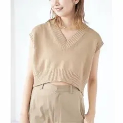 Plage ROBERTO COLLINA 別注 CTN VN ショートベストのサムネイル