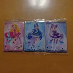 プリキュア カードウエハース 11弾 キミとアイドルプリキュア3枚セット