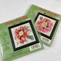 【600】Cross My Heart 刺繍キット 2種セット