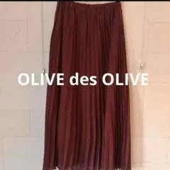 OLIVEdesOLIVE プリーツスカート ロングスカート Mサイズのサムネイル