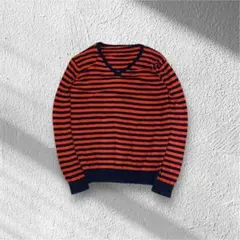 archive OLD UNIQLO striped l/s cutsew